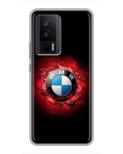 Чехол для Xiaomi POCO F5 Pro с картинкой «Логотип BMW — вспышка» Чехол для Xiaomi POCO F5 Pro с картинкой «Логотип BMW — вспышка»