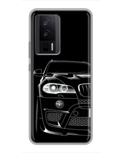 Чехол для Xiaomi POCO F5 Pro с картинкой «Темный силуэт BMW» Чехол для Xiaomi POCO F5 Pro с картинкой «Темный силуэт BMW»
