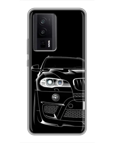Чехол для Xiaomi POCO F5 Pro с картинкой «Темный силуэт BMW» Чехол для Xiaomi POCO F5 Pro с картинкой «Темный силуэт BMW»