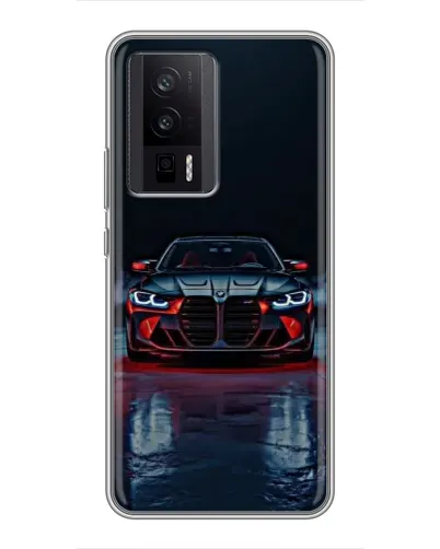 Чехол для Xiaomi POCO F5 Pro с картинкой «BMW на мокрой дороге» Чехол для Xiaomi POCO F5 Pro с картинкой «BMW на мокрой дороге»