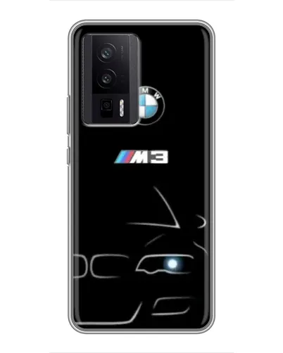 Чехол для Xiaomi POCO F5 Pro с картинкой «Минималистичный принт BMW M3» Чехол для Xiaomi POCO F5 Pro с картинкой «Минималистичный принт BMW M3»