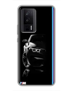 Чехол для Xiaomi POCO F5 Pro с картинкой «Силуэт BMW в темноте» Чехол для Xiaomi POCO F5 Pro с картинкой «Силуэт BMW в темноте»