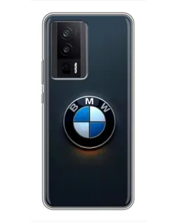 Чехол для Xiaomi POCO F5 Pro с картинкой «Логотип BMW — минимализм» Чехол для Xiaomi POCO F5 Pro с картинкой «Логотип BMW — минимализм»