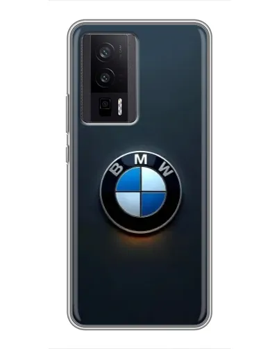 Чехол для Xiaomi POCO F5 Pro с картинкой «Логотип BMW — минимализм» Чехол для Xiaomi POCO F5 Pro с картинкой «Логотип BMW — минимализм»