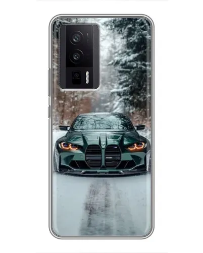 Чехол для Xiaomi POCO F5 Pro с картинкой «BMW в зимнем лесу» Чехол для Xiaomi POCO F5 Pro с картинкой «BMW в зимнем лесу»