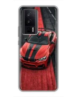 Чехол для Xiaomi POCO F5 Pro с картинкой «BMW на красной дорожке» Чехол для Xiaomi POCO F5 Pro с картинкой «BMW на красной дорожке»