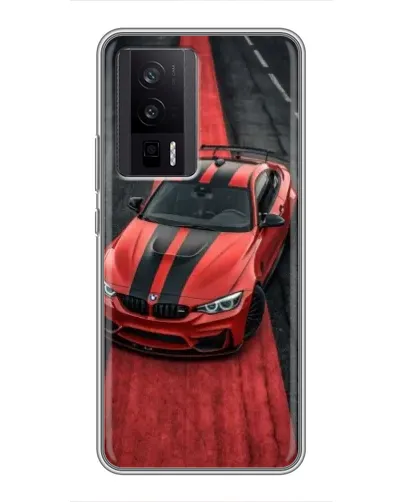 Чехол для Xiaomi POCO F5 Pro с картинкой «BMW на красной дорожке» Чехол для Xiaomi POCO F5 Pro с картинкой «BMW на красной дорожке»
