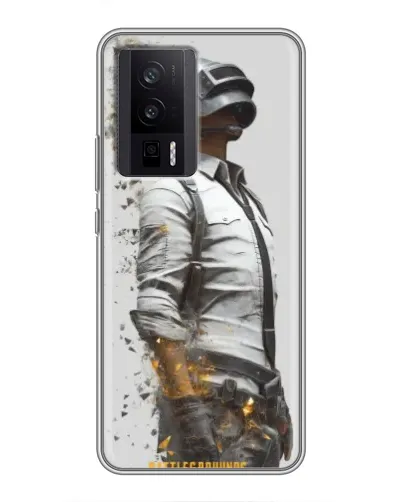 Чехол для Xiaomi POCO F5 Pro с картинкой «PUBG — боец в пыли» Чехол для Xiaomi POCO F5 Pro с картинкой «PUBG — боец в пыли»