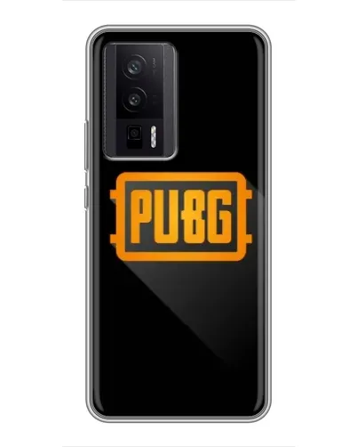Чехол для Xiaomi POCO F5 Pro с картинкой «PUBG — рамка лого» Чехол для Xiaomi POCO F5 Pro с картинкой «PUBG — рамка лого»