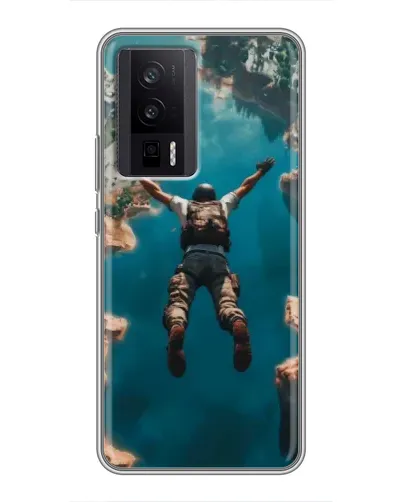 Чехол для Xiaomi POCO F5 Pro с картинкой «PUBG — свободное падение» Чехол для Xiaomi POCO F5 Pro с картинкой «PUBG — свободное падение»