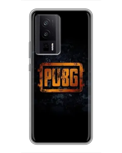 Чехол для Xiaomi POCO F5 Pro с картинкой «PUBG — золотой логотип» Чехол для Xiaomi POCO F5 Pro с картинкой «PUBG — золотой логотип»