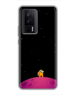 Чехол для Xiaomi POCO F5 Pro с картинкой «Одинокий герой на планете» Чехол для Xiaomi POCO F5 Pro с картинкой «Одинокий герой на планете»