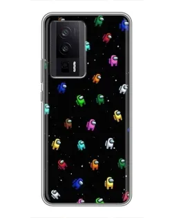 Чехол для Xiaomi POCO F5 Pro с картинкой «Экипаж Among Us» Чехол для Xiaomi POCO F5 Pro с картинкой «Экипаж Among Us»