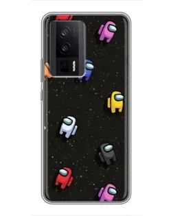 Чехол для Xiaomi POCO F5 Pro с картинкой «Космический паттерн Among Us» Чехол для Xiaomi POCO F5 Pro с картинкой «Космический паттерн Among Us»