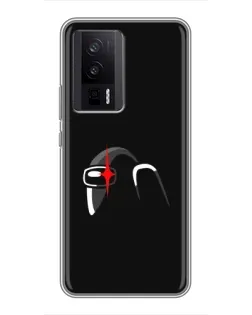 Чехол для Xiaomi POCO F5 Pro с картинкой «Among Us шлем» Чехол для Xiaomi POCO F5 Pro с картинкой «Among Us шлем»