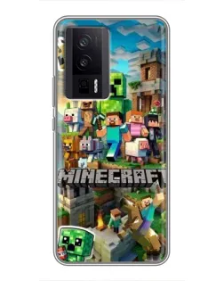 Чехол для Xiaomi POCO F5 Pro с картинкой «Замок Minecraft» Чехол для Xiaomi POCO F5 Pro с картинкой «Замок Minecraft»