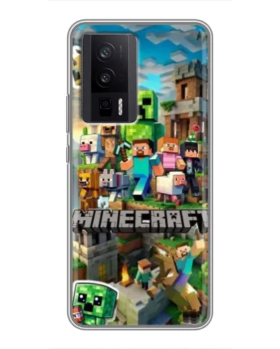Чехол для Xiaomi POCO F5 Pro с картинкой «Замок Minecraft» Чехол для Xiaomi POCO F5 Pro с картинкой «Замок Minecraft»