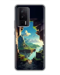 Чехол для Xiaomi POCO F5 Pro с картинкой «Вид из пещеры» Чехол для Xiaomi POCO F5 Pro с картинкой «Вид из пещеры»