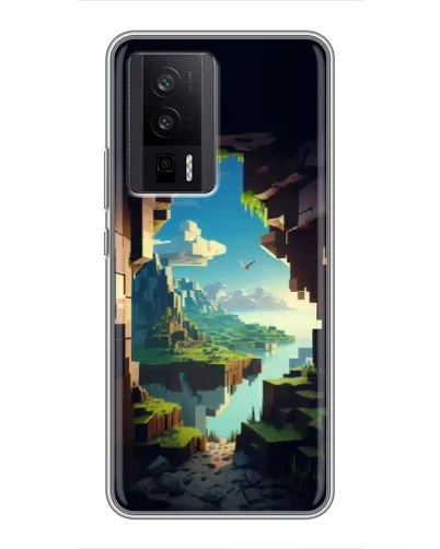 Чехол для Xiaomi POCO F5 Pro с картинкой «Вид из пещеры» Чехол для Xiaomi POCO F5 Pro с картинкой «Вид из пещеры»