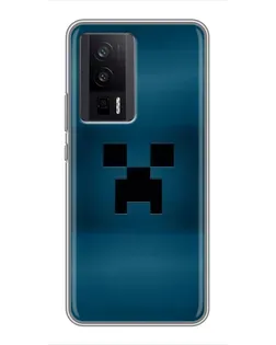 Чехол для Xiaomi POCO F5 Pro с картинкой «Крипер текстура» Чехол для Xiaomi POCO F5 Pro с картинкой «Крипер текстура»
