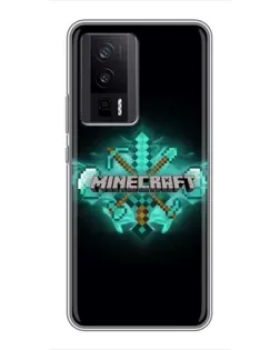 Чехол для Xiaomi POCO F5 Pro с картинкой «Minecraft Diamond лого» Чехол для Xiaomi POCO F5 Pro с картинкой «Minecraft Diamond лого»