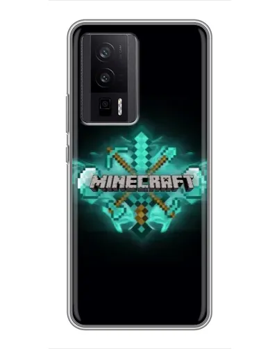 Чехол для Xiaomi POCO F5 Pro с картинкой «Minecraft Diamond лого» Чехол для Xiaomi POCO F5 Pro с картинкой «Minecraft Diamond лого»