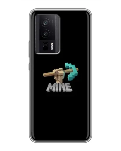 Чехол для Xiaomi POCO F5 Pro с картинкой «Алмазная кирка» Чехол для Xiaomi POCO F5 Pro с картинкой «Алмазная кирка»