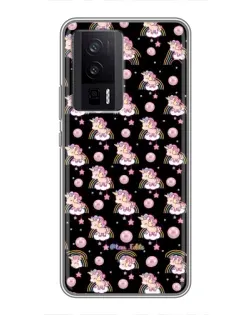 Чехол для Xiaomi POCO F5 Pro с картинкой «Magic Unicorn паттерн» Чехол для Xiaomi POCO F5 Pro с картинкой «Magic Unicorn паттерн»