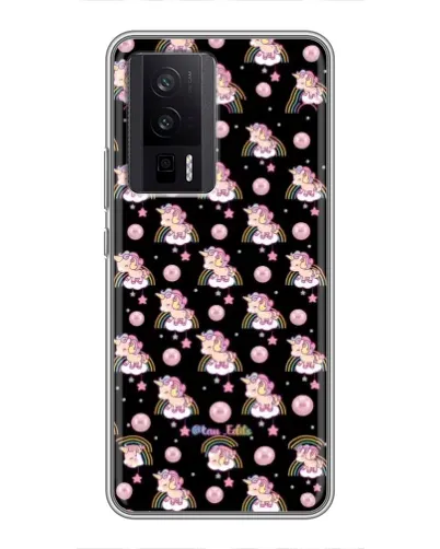 Чехол для Xiaomi POCO F5 Pro с картинкой «Magic Unicorn паттерн» Чехол для Xiaomi POCO F5 Pro с картинкой «Magic Unicorn паттерн»
