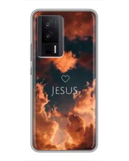 Чехол для Xiaomi POCO F5 Pro с картинкой «Сияние Имени Jesus» Чехол для Xiaomi POCO F5 Pro с картинкой «Сияние Имени Jesus»