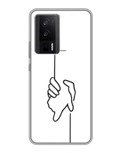 Чехол для Xiaomi POCO F5 Pro с картинкой «Рука держит» Чехол для Xiaomi POCO F5 Pro с картинкой «Рука держит»