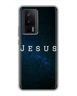 Чехол для Xiaomi POCO F5 Pro с картинкой «Звездное небо Jesus»