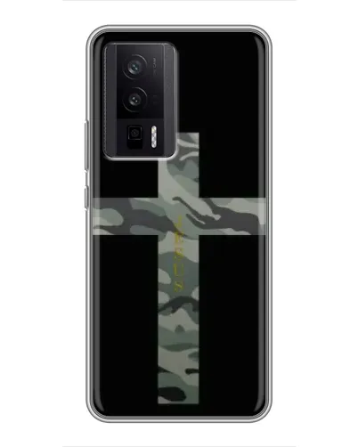 Чехол для Xiaomi POCO F5 Pro с картинкой «Милитари Крест» Чехол для Xiaomi POCO F5 Pro с картинкой «Милитари Крест»