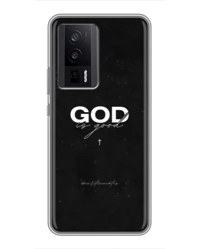 Чехол для Xiaomi POCO F5 Pro с картинкой «GOD — Бог над всем» Чехол для Xiaomi POCO F5 Pro с картинкой «GOD — Бог над всем»