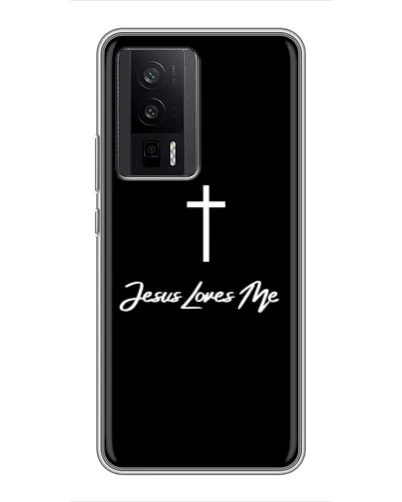 Чехол для Xiaomi POCO F5 Pro с картинкой «Иисус любит тебя» Чехол для Xiaomi POCO F5 Pro с картинкой «Иисус любит тебя»
