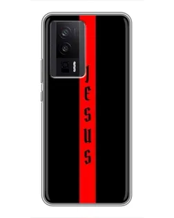 Чехол для Xiaomi POCO F5 Pro с картинкой «Красная линия веры»