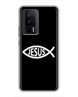 Чехол для Xiaomi POCO F5 Pro с картинкой «Классический Jesus»