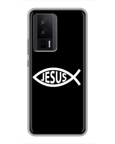 Чехол для Xiaomi POCO F5 Pro с картинкой «Классический Jesus» Чехол для Xiaomi POCO F5 Pro с картинкой «Классический Jesus»
