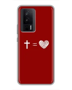 Чехол для Xiaomi POCO F5 Pro с картинкой «Уравнение любви»