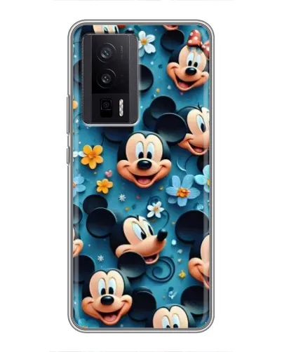 Чехол для Xiaomi POCO F5 Pro с картинкой «Паттерн Микки и Минни» Чехол для Xiaomi POCO F5 Pro с картинкой «Паттерн Микки и Минни»