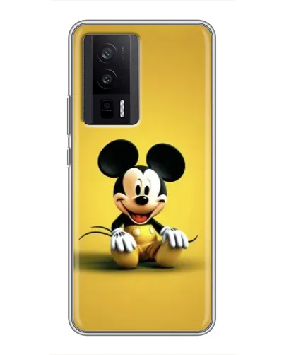 Чехол для Xiaomi POCO F5 Pro с картинкой «Микки на желтом» Чехол для Xiaomi POCO F5 Pro с картинкой «Микки на желтом»