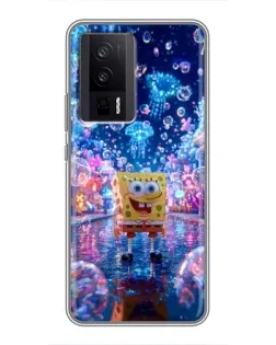 Чехол для Xiaomi POCO F5 Pro с картинкой «Неоновый океан»