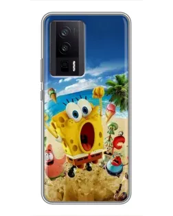 Чехол для Xiaomi POCO F5 Pro с картинкой «Развлечения на пляже»