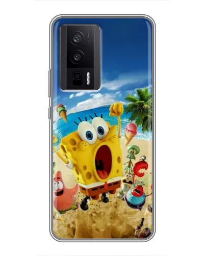Чехол для Xiaomi POCO F5 Pro с картинкой «Развлечения на пляже»