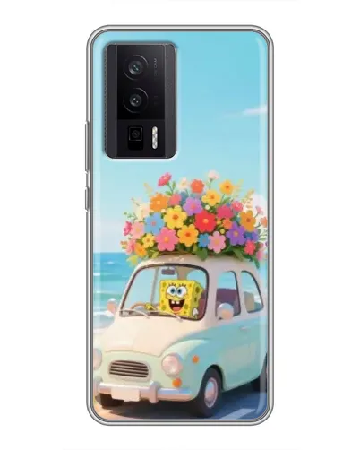Чехол для Xiaomi POCO F5 Pro с картинкой «Автомобильное путешествие»