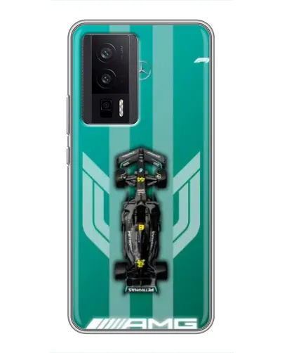 Чехол для Xiaomi POCO F5 Pro с картинкой «Mercedes AMG Petronas»