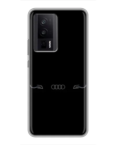 Чехол для Xiaomi POCO F5 Pro с картинкой «Audi — световой подпись» Чехол для Xiaomi POCO F5 Pro с картинкой «Audi — световой подпись»