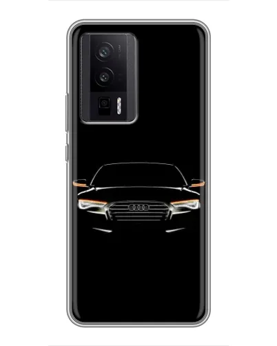 Чехол для Xiaomi POCO F5 Pro с картинкой «Audi — ночной контур» Чехол для Xiaomi POCO F5 Pro с картинкой «Audi — ночной контур»