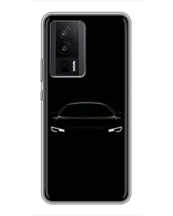 Чехол для Xiaomi POCO F5 Pro с картинкой «Взгляд Audi в темноте» Чехол для Xiaomi POCO F5 Pro с картинкой «Взгляд Audi в темноте»
