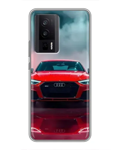 Чехол для Xiaomi POCO F5 Pro с картинкой «Audi RS — красный стиль» Чехол для Xiaomi POCO F5 Pro с картинкой «Audi RS — красный стиль»